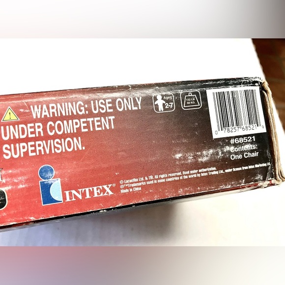 Star Wars Episode 1 R2-D2  Intex Children’s Blow-up Inflatable Junior Chair NIB - Picture 5 of 7